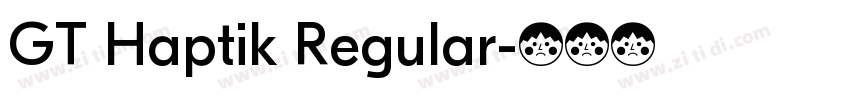 GT Haptik Regular字体转换